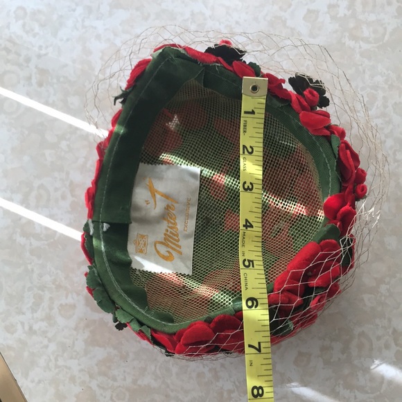 Vintage Mister T Petal Half Hat with Veil main image 8